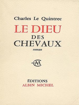 cover image of Le Dieu des chevaux